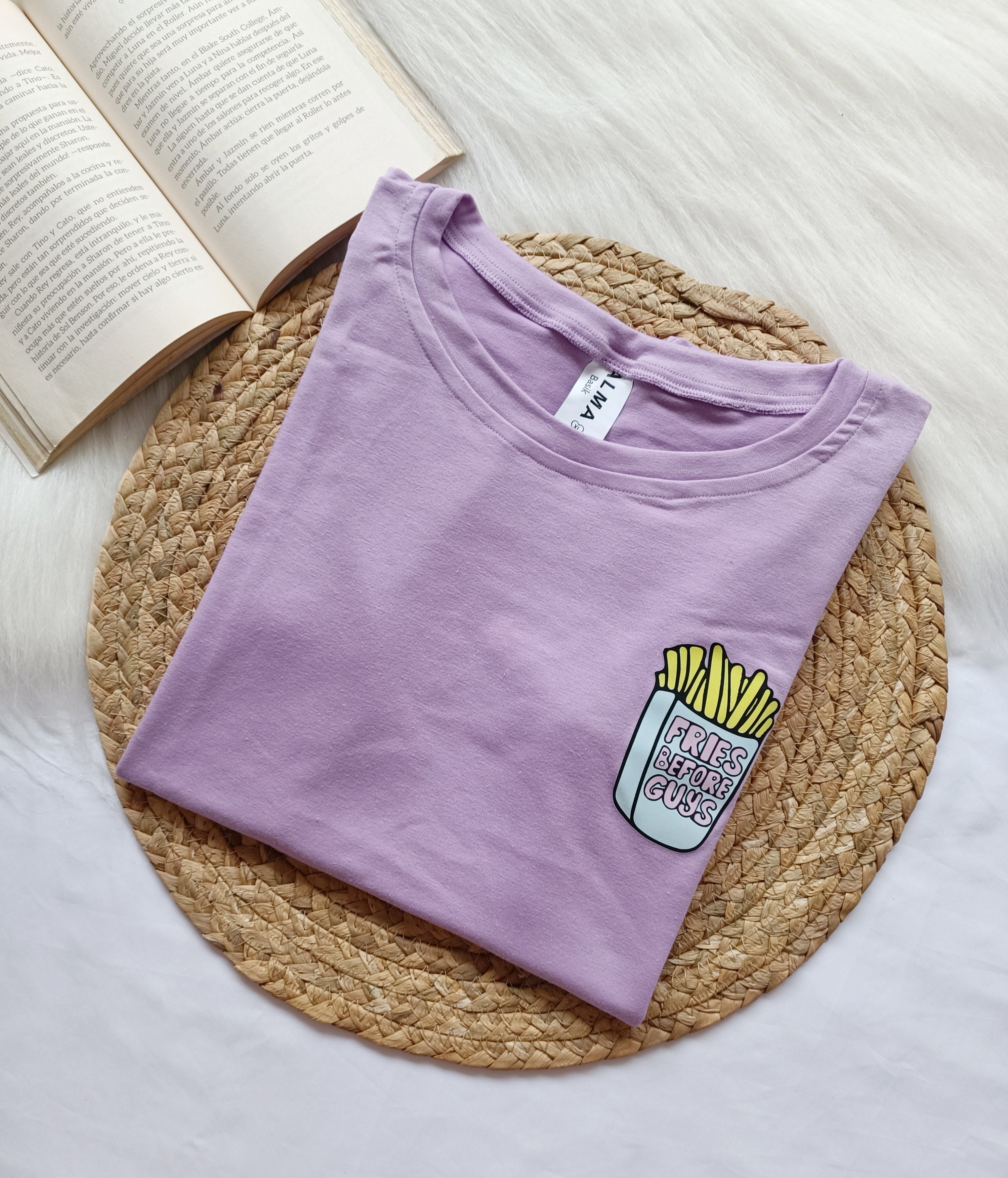 Camiseta Chips Lila Almabasik