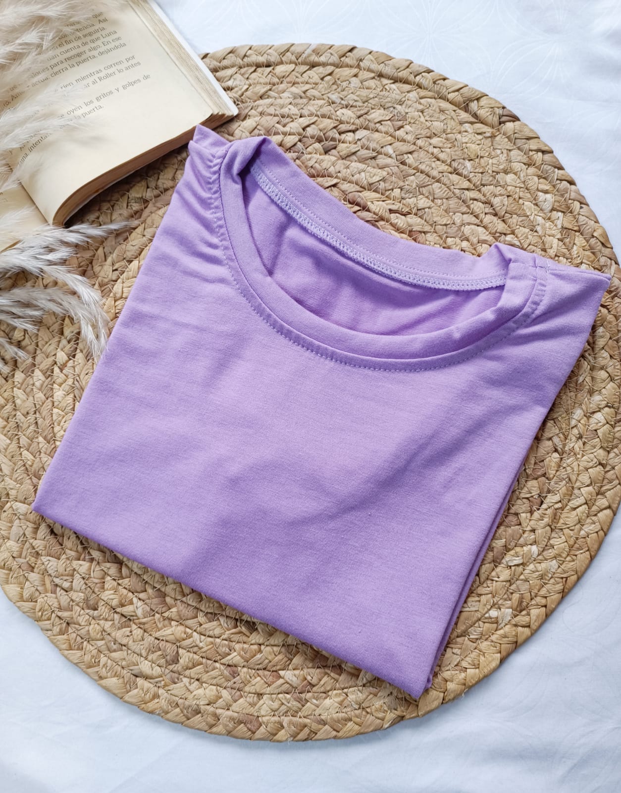 Amilia - Paquete de 2 camisetas básicas reversibles de manga corta para  mujer, camisetas de manga corta acanaladas, informales, con capas base