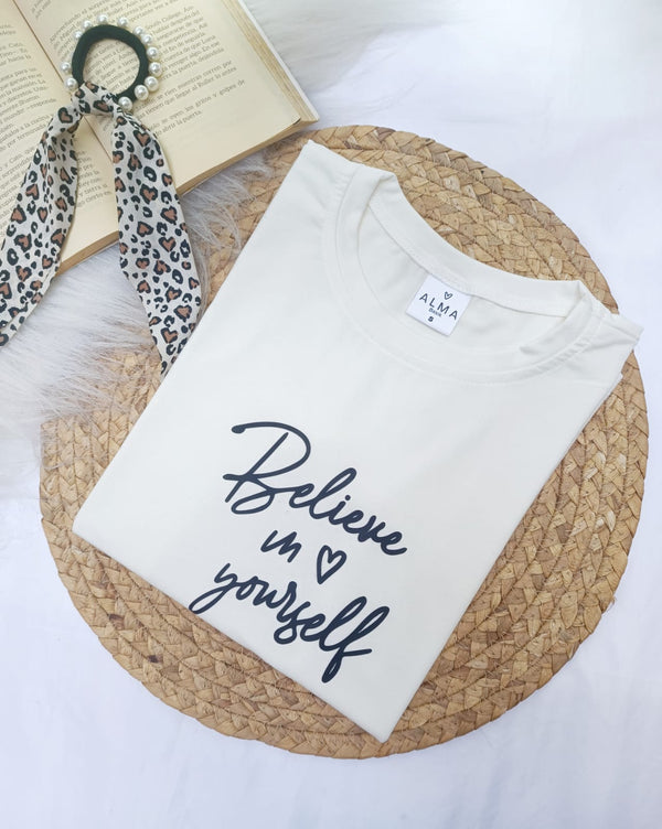 Camiseta Believe