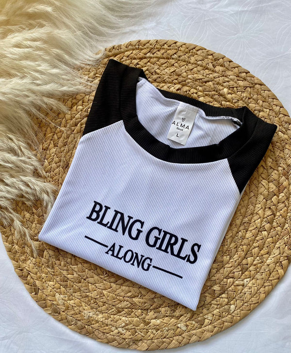 Basik Beisbolera Bling Girls (Negra)