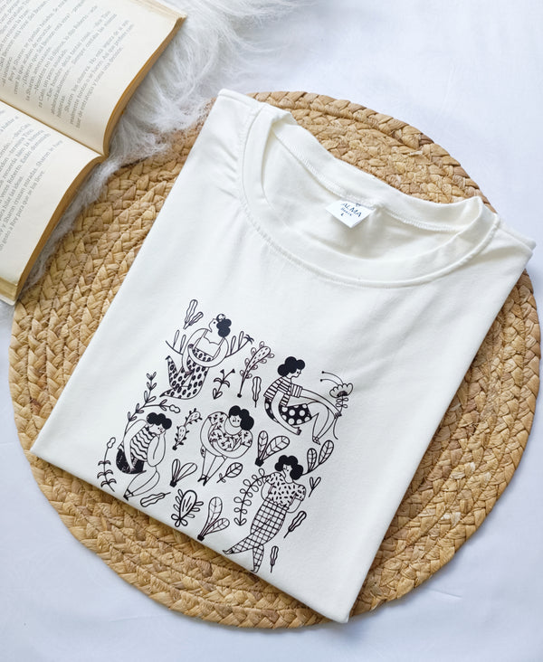 Camiseta Muñecas Floral