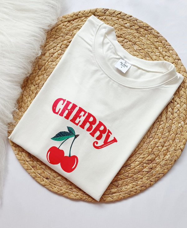 Camiseta Basik Cherry