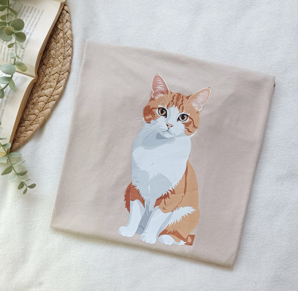 Camiseta Gato Lucky