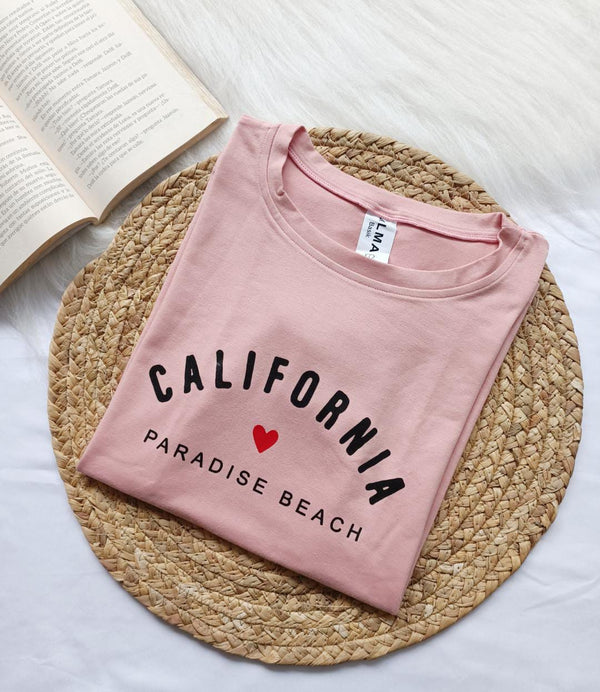 Camiseta California -Guayaba