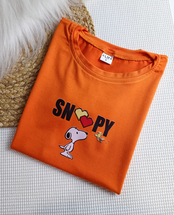 Camiseta Snoopy Corazon