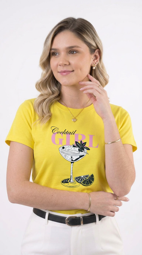 Camiseta Girl Yellow