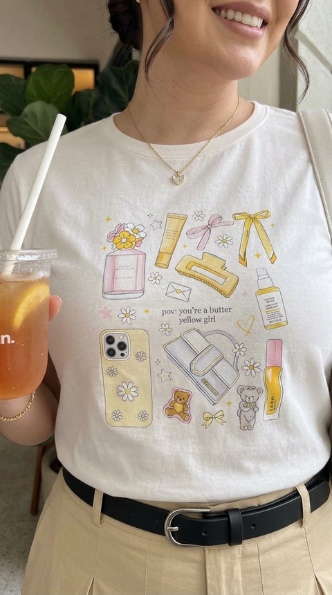 Camiseta Yellow Girl