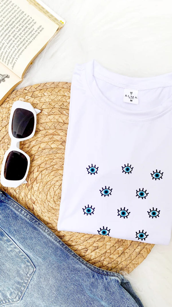 Camiseta Ojos Azules