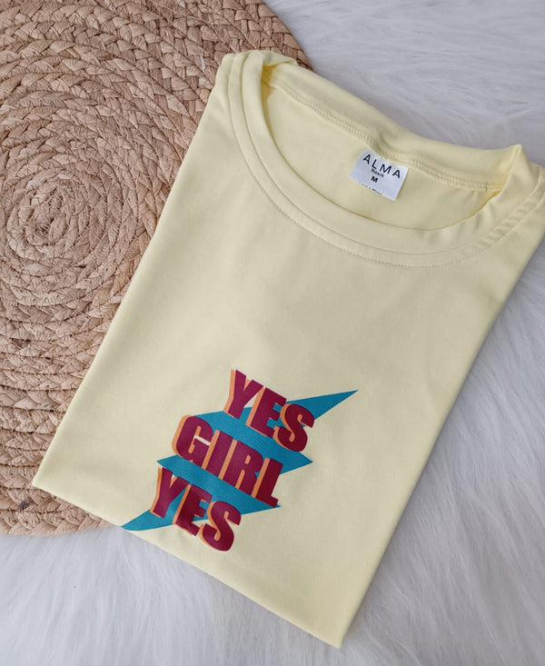 Camiseta Yes Girl