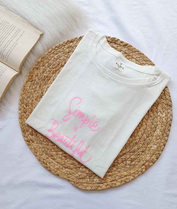 Camiseta Simple Beautiful