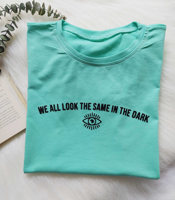 Camiseta Crua-Verde Menta