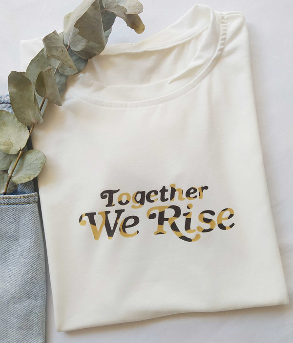 Camiseta rise-Blanco Hueso