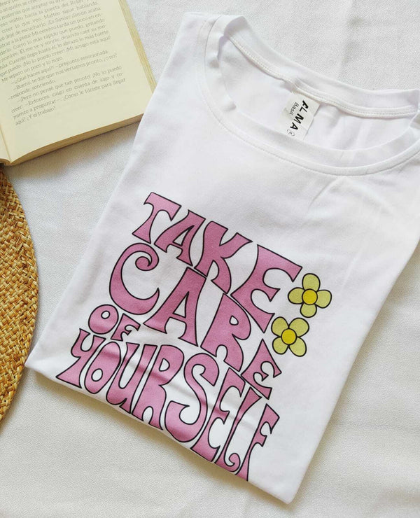 Camiseta Take S-Blanco